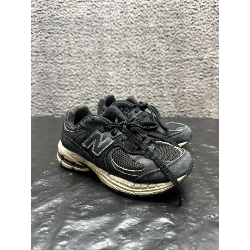 New Balance 2002R Lace Up Sneakers Black Gunmetal PC2002BK Little Kids‎ US 13